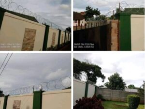 Erection of 84m Razor Wire, Haig Park, Harare